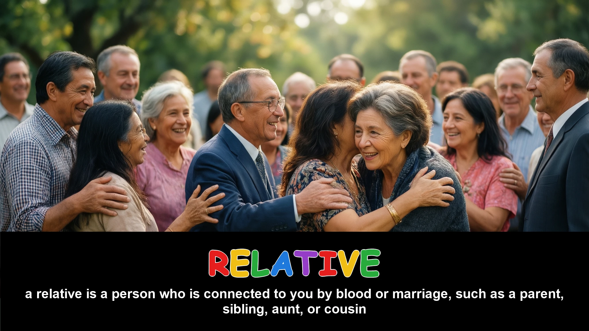 English Illustration for relative